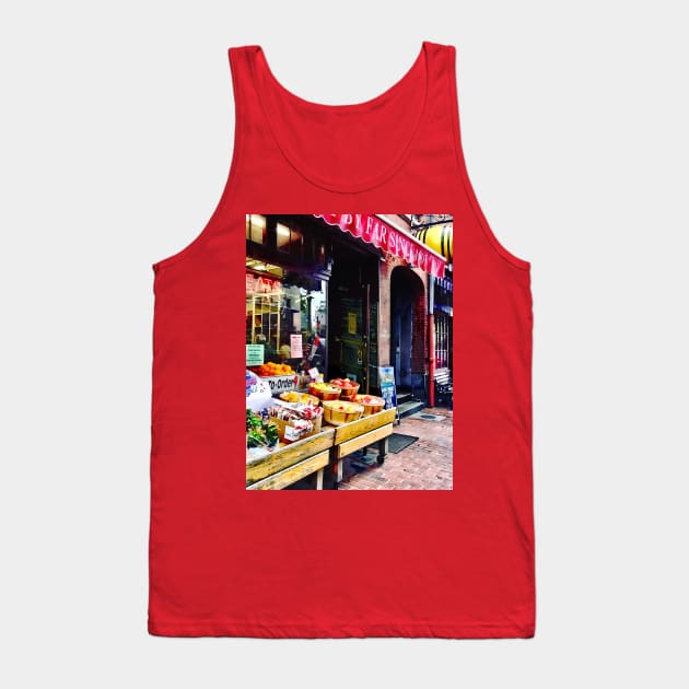 Boston MA - Fruit Stand Tank Top by SusanSavad